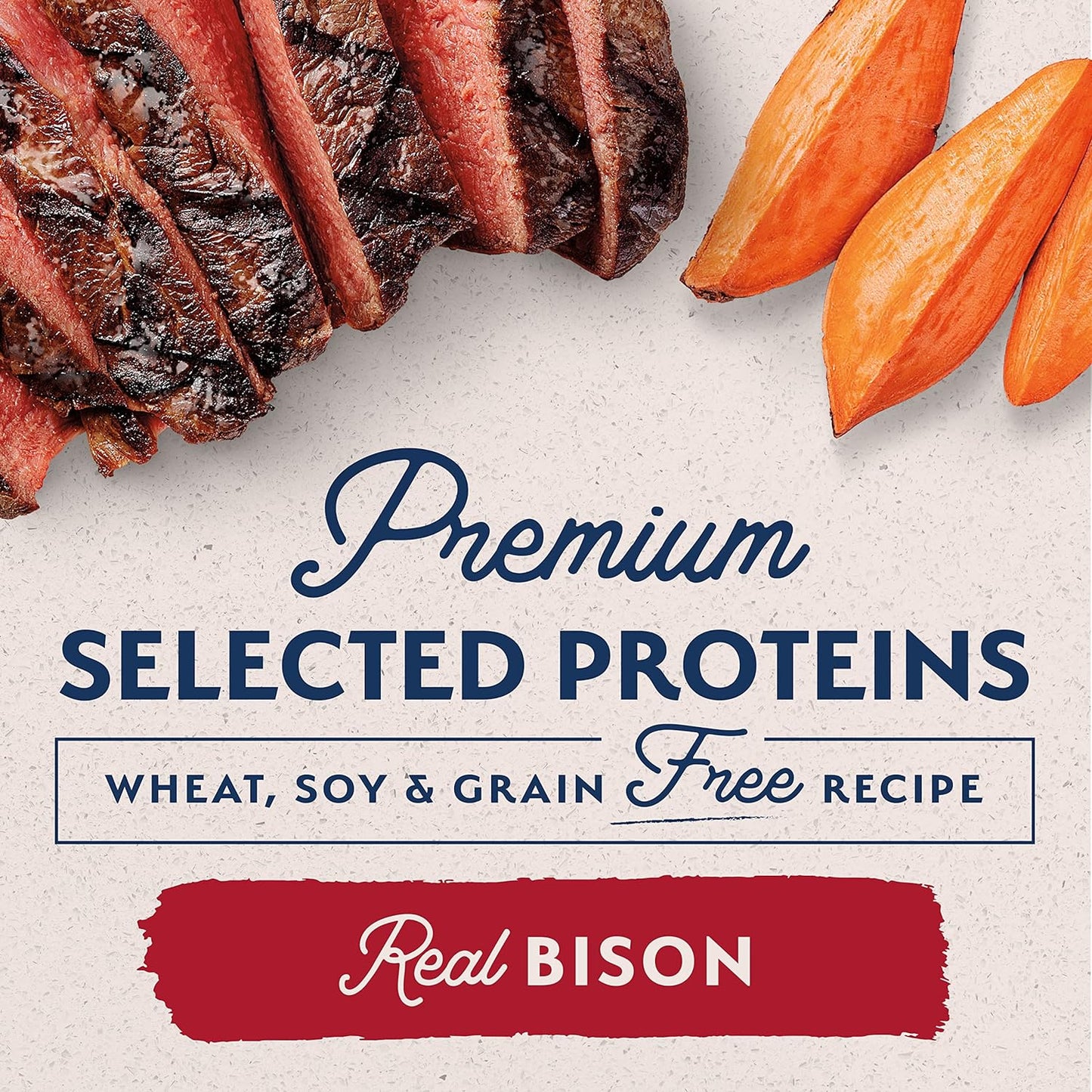 Limited Ingredient Diet Sweet Potato & Bison| Adult Grain-Free Dry Dog Food | 12-Lb. Bag